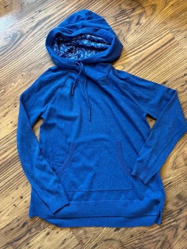 White stuff blue knit hooded - stuff,