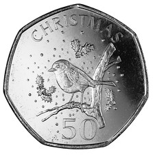GIBRALTAR 50 Pence 2009 UNC