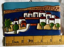 Hand painted Spanish Ceramic Tile Enamel