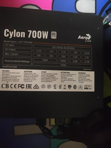 Aerocool cylon 700w - aerocool, psu