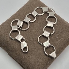Sterling Silver Bracelet Round