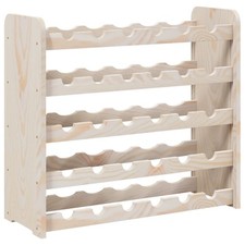 Wine Rack with Top Board Wine Shelf Wine Bottle Holder Solid Wood Pine vidaXL