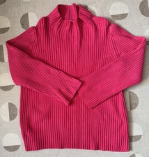 COS Ribbed Knit Jumper Pink