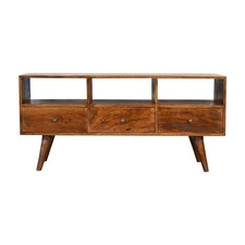 Scandi Chestnut 3 Drawer TV