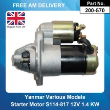 Starter motor For YANMAR 2YM15