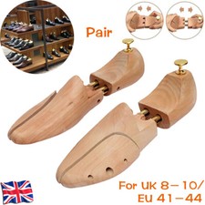 1Pair Solid Wood Men's Shoe