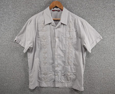 Sobrino Men's Beige Guayabera