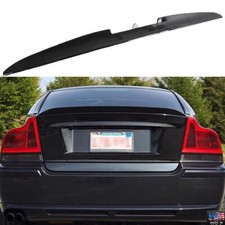 Glossy Black Rear Spoiler Lip Tail Wing Sticker Trim For Volvo S40 S60 S70 S80