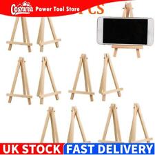 10x Mini Wooden Easel Table Wedding Picture Name Card Holder Display Small Stand