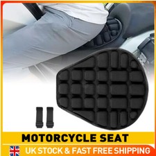1PCS Universal Motorcycle 3D Air Comfort Gel Seat Cushion Pressure Relief Pad UK