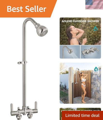 Versatile outdoor shower - versatile,