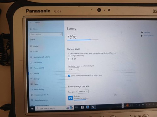 Panasonic toughpad g1 - panasonic, fz-g1