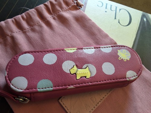 Radley leather pink spotty - radley,