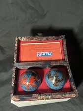 Chinese Health Exercise Hand Balls Self-Massage Tool Dragon Pattern