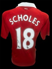 PAUL SCHOLES SIGNED MANCHESTER