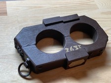 Star Trek Klingon Handcuffs High End 1:1 Wooden Prop Replica VI Film Cosplay