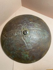 Vintage Vauxhall Car Brass  Screw On Hub Cap 1930's Genuine Part Man Cave