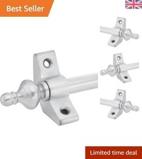 Elegant 13-Piece Stair Carpet Rod Set in Satin Chrome - Ideal for 70cm Runners