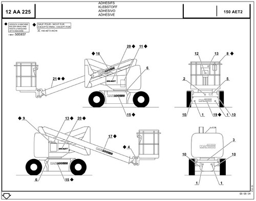 Manitou 150 aet2 parts - 150,