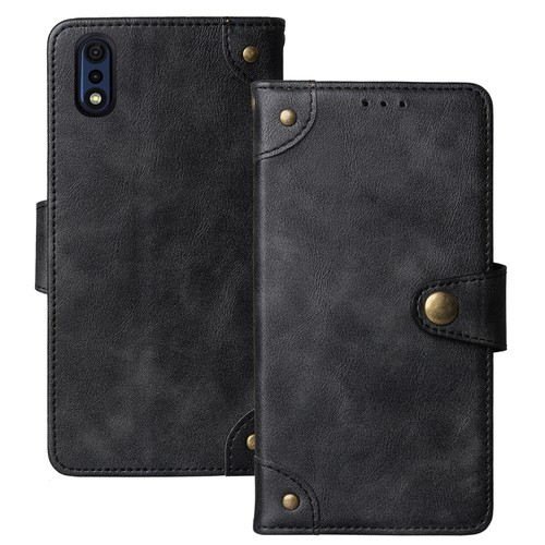 Retro flip leather phone - flip,