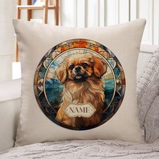 Personalised Pekingese Cushion