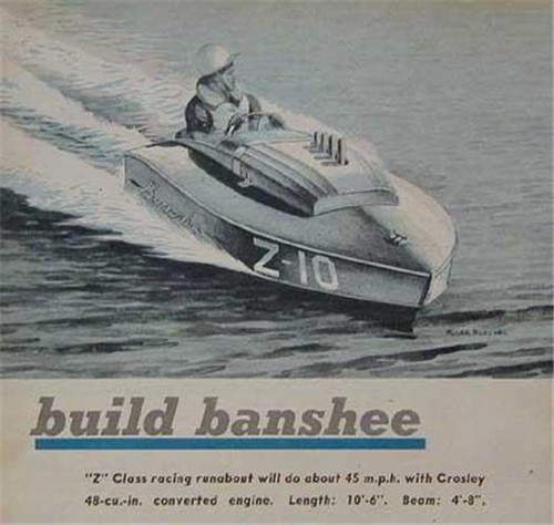 Inboard racing boat - racing,