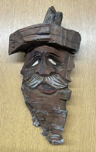 Folk art hand carved wood - folk,
