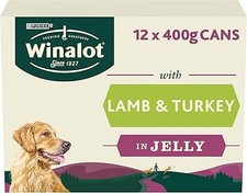 WINALOT Classics Mixed in Jelly Turkey & Lamb Wet Dog Food Cans 12x400g Natural