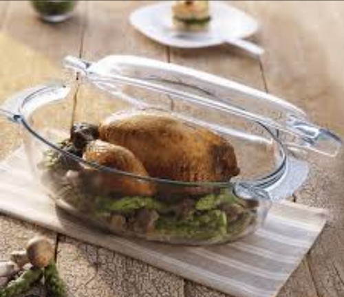Silvercrest glass casserole - silvercrest,