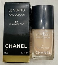 Chanel Nail Varnish Nail Colour #87 Flamme Rose In Box