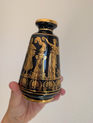 Vintage greek black 24k gold - black,