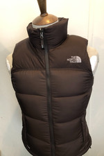 LADIES THE NORTH FACE 700 DOWN GILET JACKET SIZE LADIES SMALL 8-10 BROWN