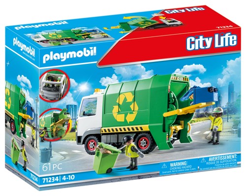 Playmobil recycling truck with - playmobil,
