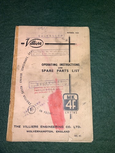 Villiers operating - villiers,