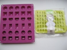 New  Silicone Gummy Bear Mould  Jelly Pack & large  Chocolate Mould 