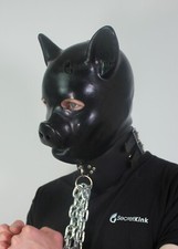 LATEX BLACK GUM FETISH PIG