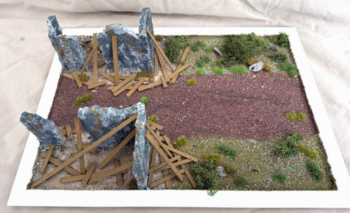 Diorama base edge town - diorama,