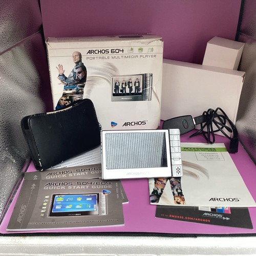 Archos 604 media player - media,
