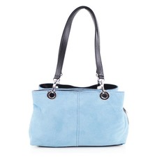 Italia Leather Handbag Ladies Real Suede Leather Bag Ladies Tote Shoulder Bag