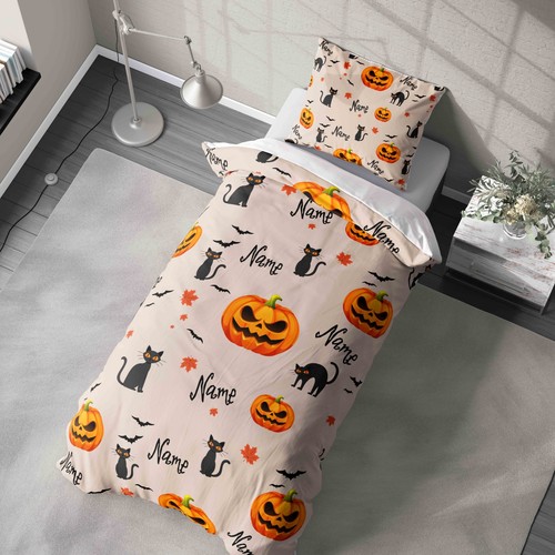 Halloween bat cat personalised - cat,