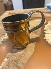 Antique/Vintage Small Copper Cup / Mug Handmade ? Measures 8cm High
