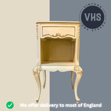CAN DELIVER RESTORATION PROJECT French Shabby Chic Louis Style Bedside Cabinet A