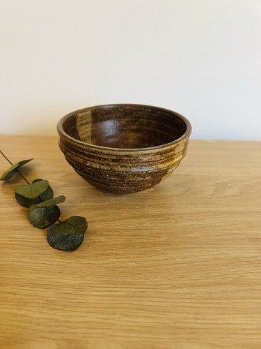 Vintage studio pottery bowl - vintage,