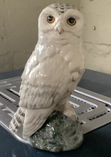 Royal Doulton Snowy Owl Whisky Decanter By John G Tounge Empty