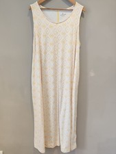 QVC Cuddl Duds Women's Summer Maxi Dress Yellow Size 3XL