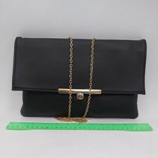 Gionni Black Clutch Shoulder Crossbody Bag Handbag Size 29x19 cm