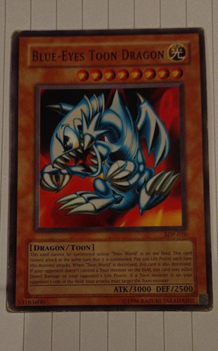 Blue eyes toon dragon - toon,