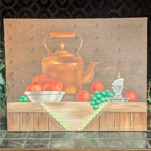 Vintage original oil painting - vintage,