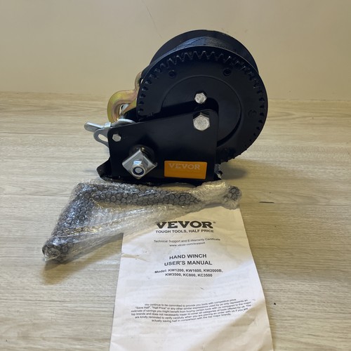 Vevor hand winch 1600 - hand, lbs