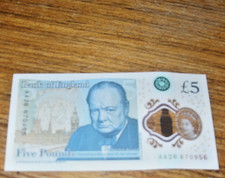 AA09 £5 Plastic Polymer Five